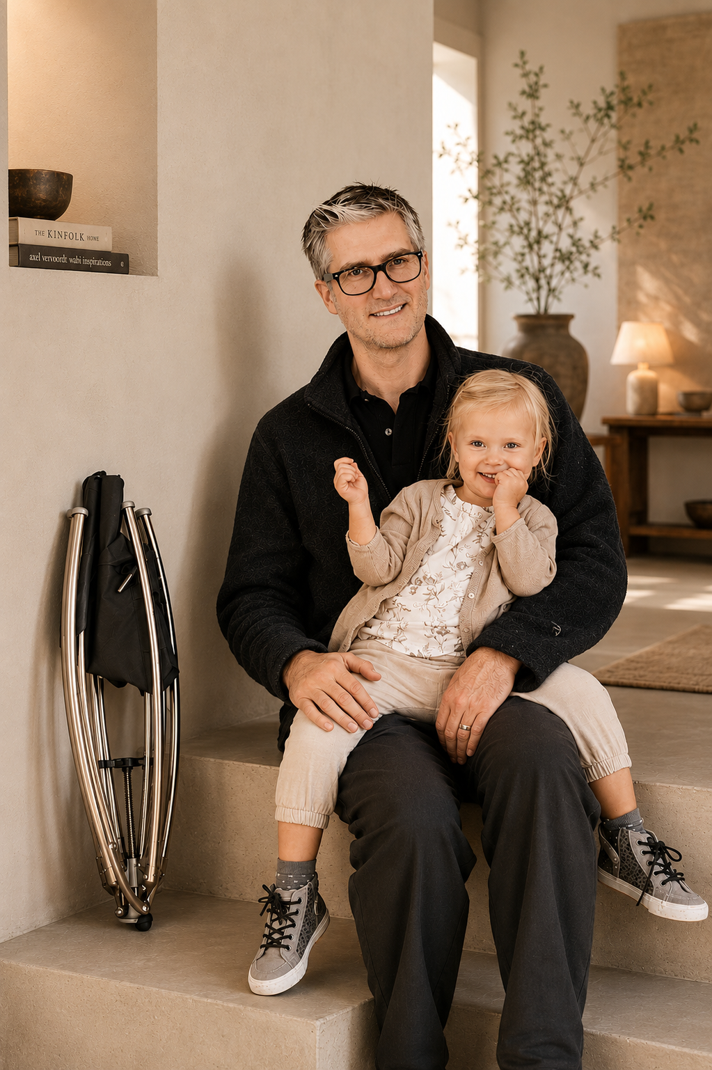 Vaggaro in an editorial family setting